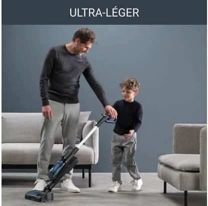 passage de l'aspirateur laveur Rowenta X-Clean 2