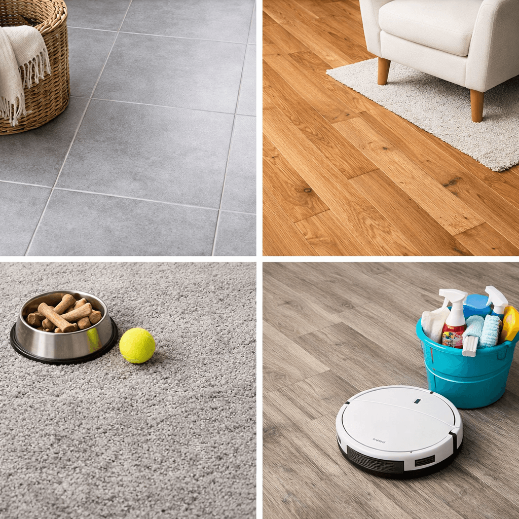 les 4 types de sols pour un aspirateur laveur